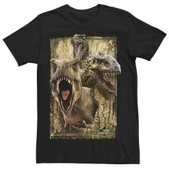 Licensed Character Big & Tall Jurassic World T-Rex Indominus Rex & Raptor Tee Charcoal Heather -Licensed Character Shop unnamed file 11480