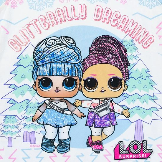 Licensed Character Girls 4-12 L.O.L Surprise! Glitterally Dreaming Nightgown 4 Licensed Character Girls 4-12 L.O.L Surprise! Glitterally Dreaming Nightgown - Image 2