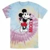 Licensed Character Men's Disney Mickey Mouse Vintage Mickey Outline Wash Tee -Licensed Character Shop unnamed file 11521