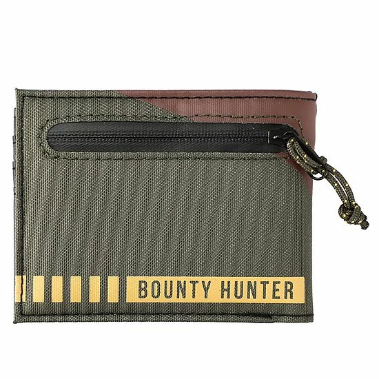 Licensed Character Men's Star Wars Boba Fett Nylon Bifold Wallet 3 Licensed Character Men's Star Wars Boba Fett Nylon Bifold Wallet