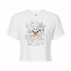 Licensed Character Juniors' Pokémon Eevee Group Evolution Cropped Graphic Tee White -Licensed Character Shop unnamed file 11572