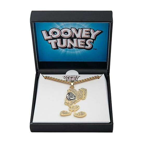 Licensed Character Marvin The Martian Gold Plated Cubic Zirconia Pendant Necklace 5 Licensed Character Marvin The Martian Gold Plated Cubic Zirconia Pendant Necklace - Image 3