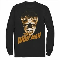 Licensed Character Men's Universal Monsters Wolf Man Long Sleeve Tee
