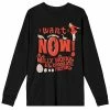Licensed Character Men's Willy Wonka Want It Now Long Sleeve Tee -Licensed Character Shop unnamed file 11706