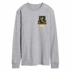 Licensed Character Men's The Godfather Crest Long Sleeve Tee Black