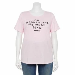 Licensed Character Plus Size Mean Girls "We Wear Pink" Graphic Tee
