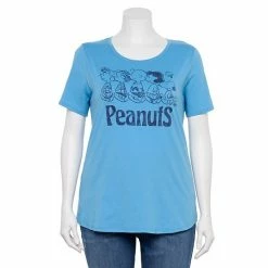 Licensed Character Plus Size Peanuts Graphic Tee Peanuts Group