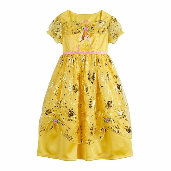Licensed Character Disney's Beauty And The Beast Toddler Girl Belle Nightgown 3 Licensed Character Disney's Beauty And The Beast Toddler Girl Belle Nightgown