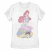 Licensed Character Juniors' Disney's Wreck It Ralph 2 Vanellope & Ariel Pillow Pile Graphic Tee -Licensed Character Shop unnamed file 11804