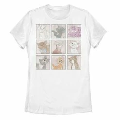 Licensed Character Disney's Mickey Mouse & Friends Juniors' Cats Box Up Graphic Tee