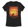 Licensed Character Juniors' Disney's The Lion King Pride Rock Mufasa Simba Movie Poster Tee Shirt -Licensed Character Shop unnamed file 11807