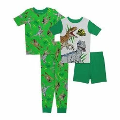 Licensed Character Boys 4-10 Jurassic World "Dino Scratch" Tops, Shorts & Pants Pajama Set