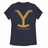 Licensed Character Juniors' Yellowstone Dutton Ranch Brand Graphic Tee -Licensed Character Shop unnamed file 11866