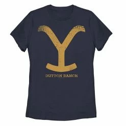 Licensed Character Juniors' Yellowstone Dutton Ranch Brand Graphic Tee