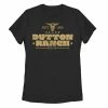 Licensed Character Juniors' Yellowstone Dutton Ranch Montana Graphic Tee -Licensed Character Shop unnamed file 11879