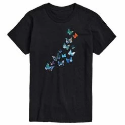 Licensed Character Adult Kelly Styne Butterflies Tee Beige Khaki