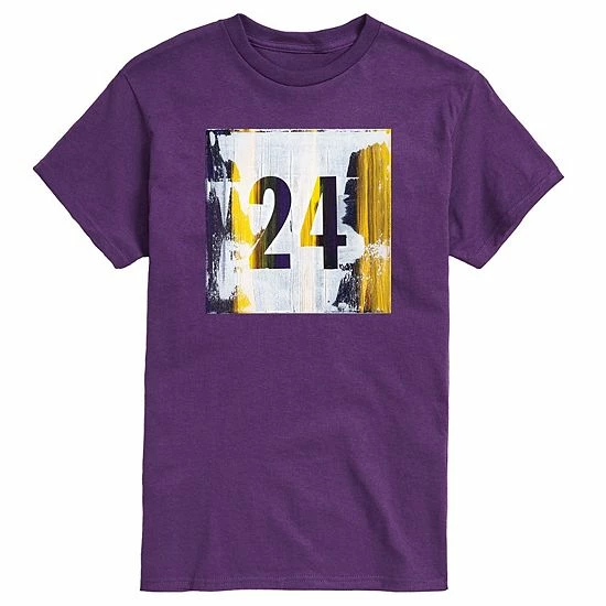 Licensed Character Adult Kelly Styne Kobe Tee Purple 3 Licensed Character Adult Kelly Styne Kobe Tee Purple