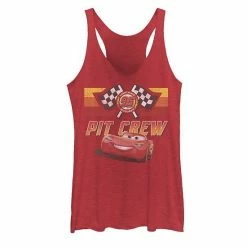 Licensed Character Disney / Pixar Cars Juniors' Lightning McQueen Pit Crew Distressed Tank