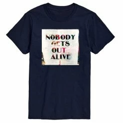 Licensed Character Adult Kelly Styne Nobody Gets Out Alive Tee Navy