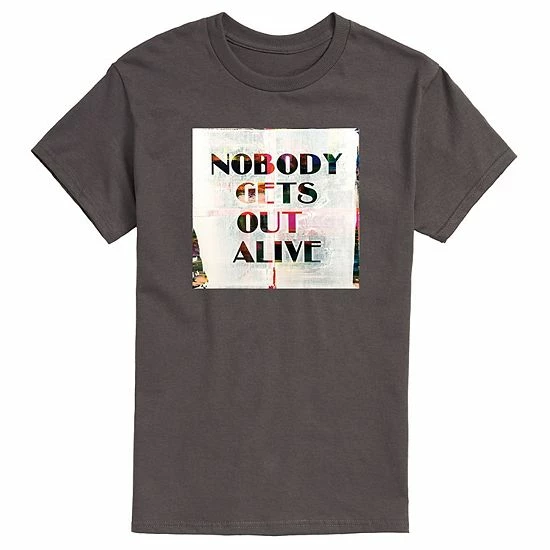 Licensed Character Adult Kelly Styne Nobody Gets Out Alive Tee Navy 5 Licensed Character Adult Kelly Styne Nobody Gets Out Alive Tee Navy - Image 3