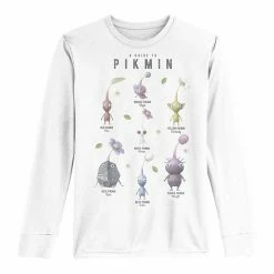 Licensed Character Boys 8-20 Pikmin A Guide To Pikmin Long-Sleeve Graphic Tee