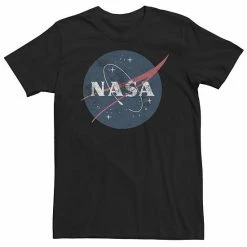 Licensed Character Big & Tall NASA Pastel Blue Logo Tee Black -Licensed Character Shop unnamed file 11991