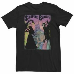 Licensed Character Big & Tall Disney Sleeping Beauty Aurora Maleficent Poster Tee Black -Licensed Character Shop unnamed file 11995