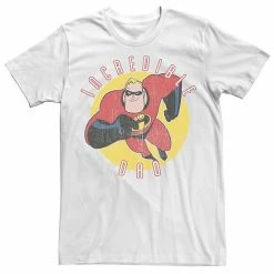 Licensed Character Big & Tall Disney / Pixar Incredibles Mr. Incredible Dad Tee Charcoal Heather -Licensed Character Shop unnamed file 11998