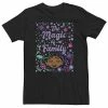 Licensed Character Big & Tall Disney Encanto The Magic Of Family Collage Poster Tee Navy Heather
