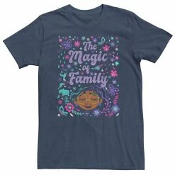 Licensed Character Big & Tall Disney Encanto The Magic Of Family Collage Poster Tee Navy Heather -Licensed Character Shop unnamed file 12007