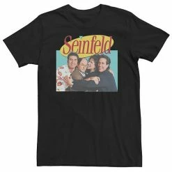 Licensed Character Big & Tall Seinfeld Group Cast Logo Poster Tee White -Licensed Character Shop unnamed file 12014