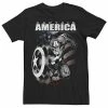 Licensed Character Big & Tall Marvel Captain America Avengers Patriot Tee Black -Licensed Character Shop unnamed file 12030