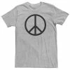Licensed Character Big & Tall Peaceful Peace Sign Tee Athletic Heather -Licensed Character Shop unnamed file 12045