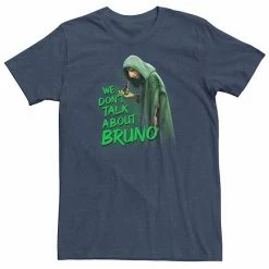 Licensed Character Big & Tall Disney Encanto We Don't Talk About Bruno Tee Navy Heather