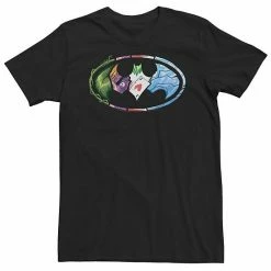 Licensed Character Big & Tall Batman Villains Logo Tee