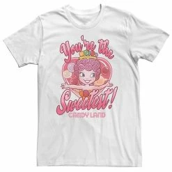 Licensed Character Big & Tall Candy Land Princess Loli You're The Sweetest Logo Tee