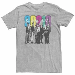 Licensed Character Big & Tall Beverly Hills 90210 Group Shot Number Color Fill Tee