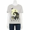 Licensed Character Disney's The Nightmare Before Christmas Juniors' Hill Silhouette Graphic Tee -Licensed Character Shop unnamed file 1221