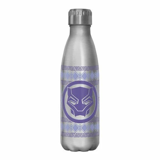 Licensed Character Marvel Wakanda Forever 17-oz. Stainless Steel Water Bottle Black 3 Licensed Character Marvel Wakanda Forever 17-oz. Stainless Steel Water Bottle Black