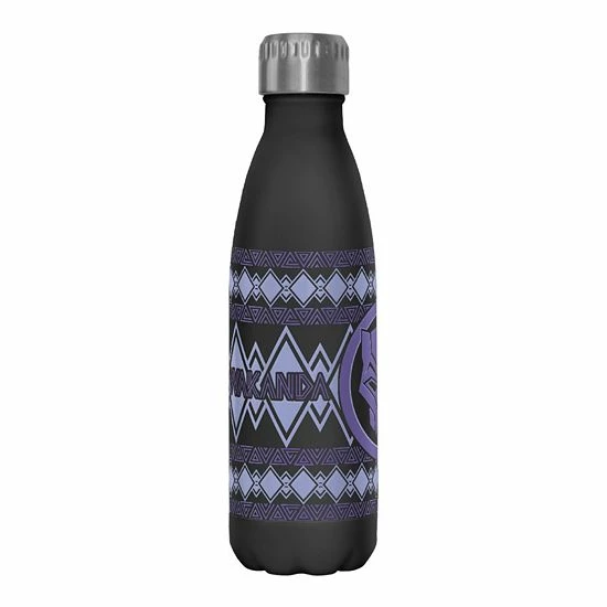 Licensed Character Marvel Wakanda Forever 17-oz. Stainless Steel Water Bottle Black 4 Licensed Character Marvel Wakanda Forever 17-oz. Stainless Steel Water Bottle Black - Image 2