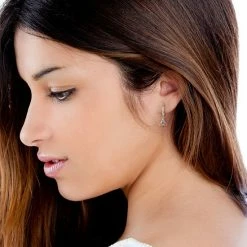 Licensed Character Harry Potter Sign Of The Deathly Hallows Hoop Drop Earrings -Licensed Character Shop unnamed file 12285