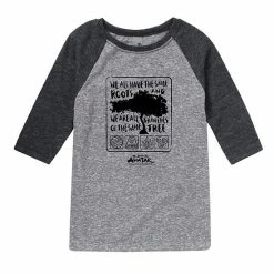 Licensed Character Boys 8-20 Avatar Same Roots Raglan Tee