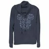 Licensed Character Disney's Mickey Mouse Snowflake Ears Juniors' Cowl Neck Pullover