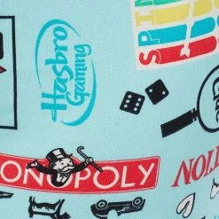 Licensed Character Women's Hasbro Game Night Long Sleeve Pajama Top & Banded Bottom Pajama Pants Set -Licensed Character Shop unnamed file 1233