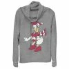 Licensed Character Disney's Daisy Duck Classic Christmas Portrait Cowl Neck Pullover
