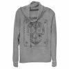 Licensed Character Disney / Pixar Coco Juniors' Sugar Skull Guitar Cowlneck Sweatshirt -Licensed Character Shop unnamed file 12346