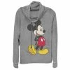 Licensed Character Disney Mickey Mouse Juniors' Cowlneck Pullover Top -Licensed Character Shop unnamed file 12350