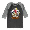 Licensed Character Boys 8-20 Peanuts Halloween Trick Or Treat Raglan Tee -Licensed Character Shop unnamed file 12359