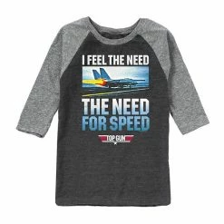 Licensed Character Boys 8-20 Top Gun "Need For Speed" Raglan
