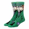 Licensed Character Men's DC Comics Riddler 360 Socks -Licensed Character Shop unnamed file 12441